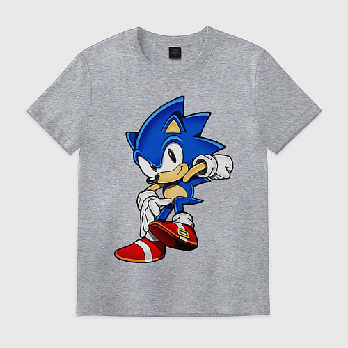 Мужская футболка SONIC / Меланж – фото 1