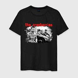 Футболка хлопковая мужская The Cranberries, цвет: черный