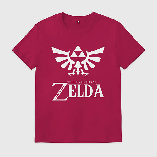 Мужская футболка THE LEGEND OF ZELDA / Маджента – фото 1