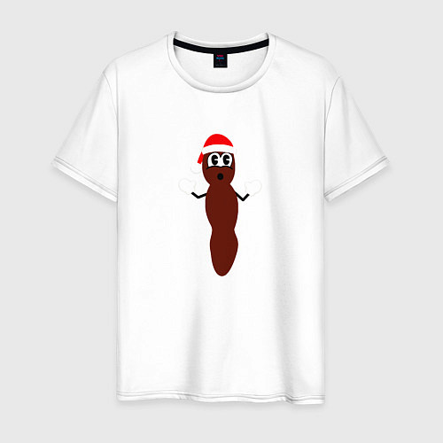 Мужская футболка South Park Мистер Хэнки / Белый – фото 1