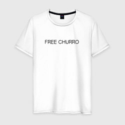 Футболка хлопковая мужская Free Churro Конь БоДжек, цвет: белый