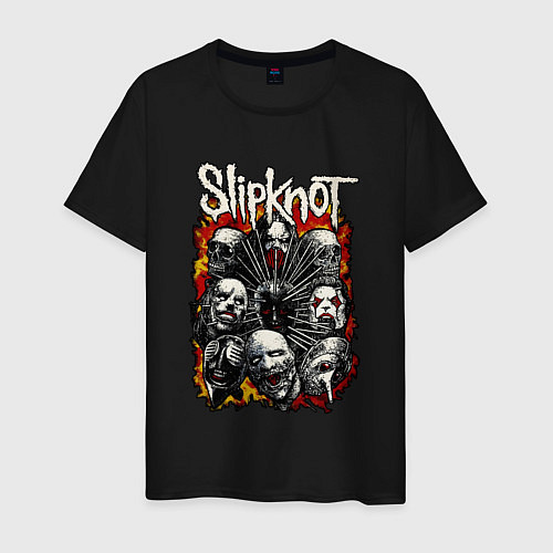 Мужская футболка Slipknot / Черный – фото 1