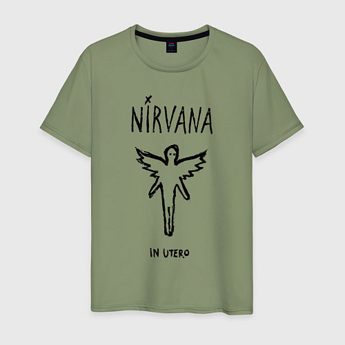 Мужская футболка Nirvana In utero / Авокадо – фото 1