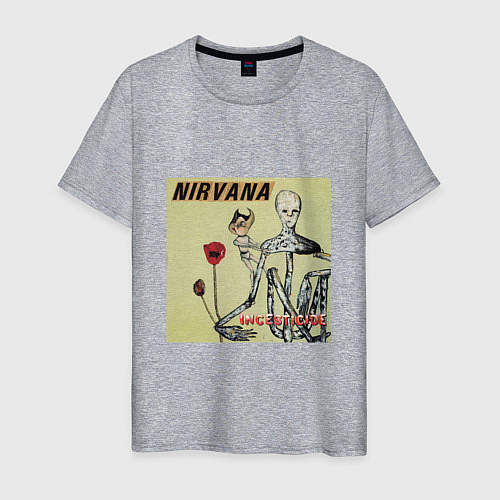 Мужская футболка NIRVANA / Меланж – фото 1