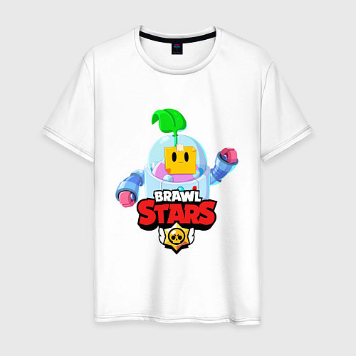 Мужская футболка BRAWL STARS SPROUT / Белый – фото 1