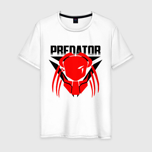 Мужская футболка PREDATOR / Белый – фото 1