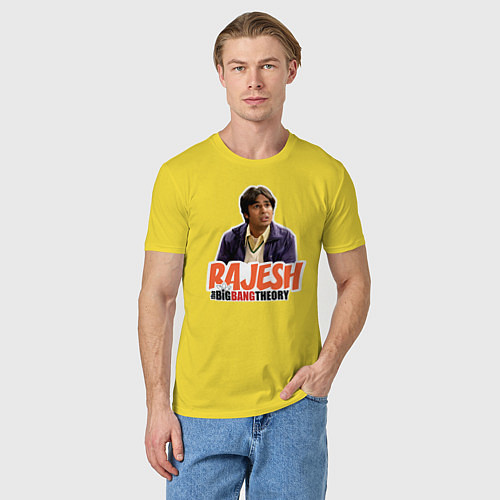 Мужская футболка Rajesh / Желтый – фото 3