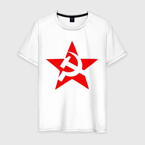 Мужская футболка СССР / Белый – фото 1