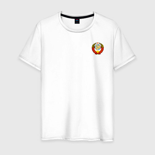 Мужская футболка СССР / Белый – фото 1