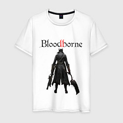 Футболка хлопковая мужская Bloodborne, цвет: белый