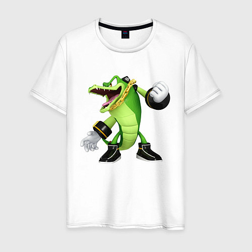 Мужская футболка Sonic Crocodile / Белый – фото 1