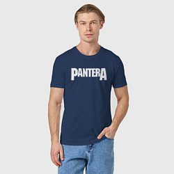 Футболка хлопковая мужская PANTERA, цвет: тёмно-синий — фото 2