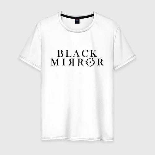 Мужская футболка Black Mirror / Белый – фото 1
