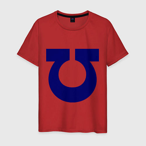 Мужская футболка Ультрадесант (Ultramarines) / Красный – фото 1