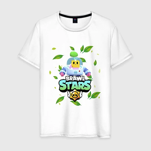 Мужская футболка Sprout Brawl Stars / Белый – фото 1