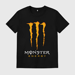 Футболка хлопковая мужская MONSTER ENERGY, цвет: черный