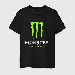 Футболка хлопковая мужская MONSTER ENERGY, цвет: черный