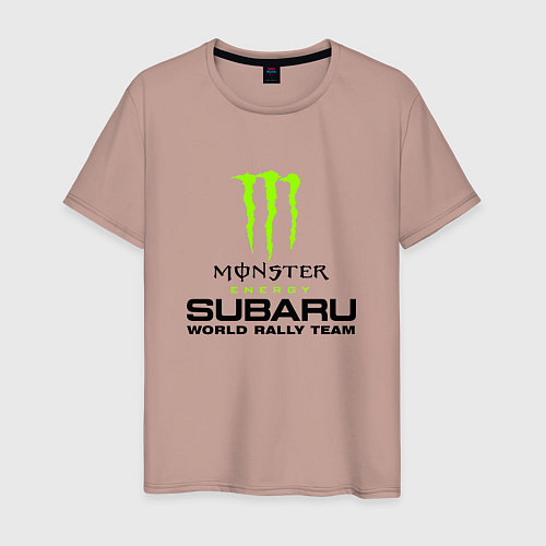 Мужская футболка MONSTER ENERGY Z / Пыльно-розовый – фото 1