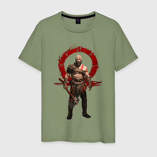 Мужская футболка GOD OF WAR / Авокадо – фото 1