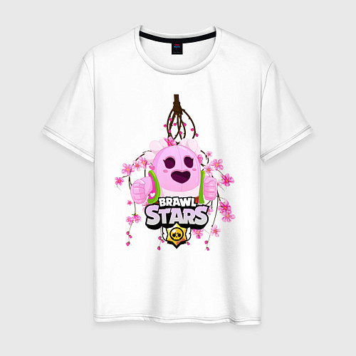 Мужская футболка Sakura Spike Brawl Stars / Белый – фото 1