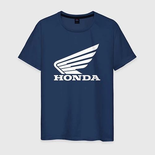 Мужская футболка HONDA / Тёмно-синий – фото 1