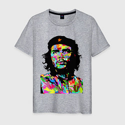 Футболка хлопковая мужская Che, цвет: меланж