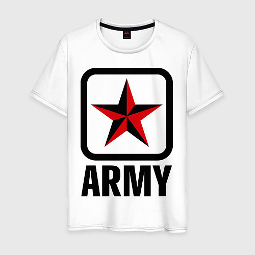 Мужская футболка Army Star / Белый – фото 1