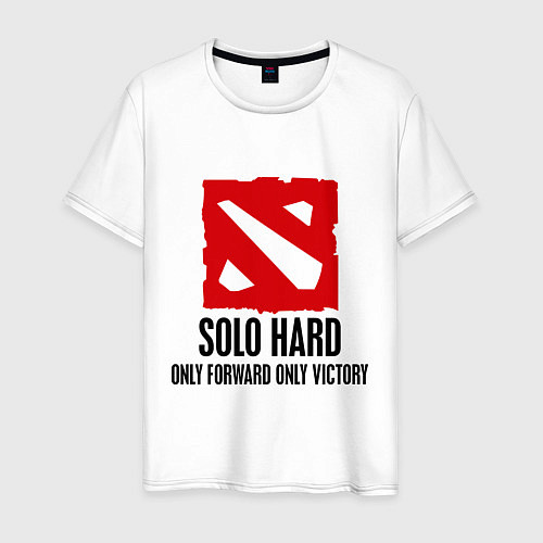 Мужская футболка Solo Hard / Белый – фото 1