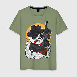 Мужская футболка Panda Gangster