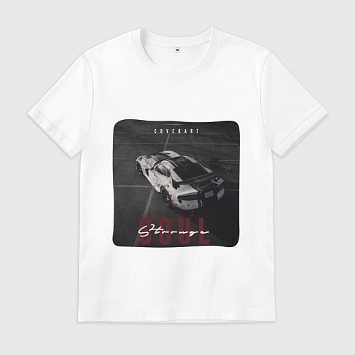 Мужская футболка SportCar / Белый – фото 1