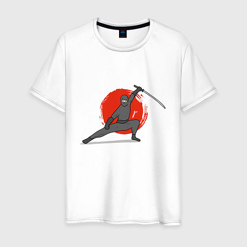 Мужская футболка Ninja Z / Белый – фото 1
