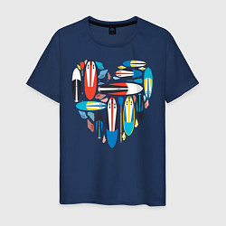 Мужская футболка Sup serfing love