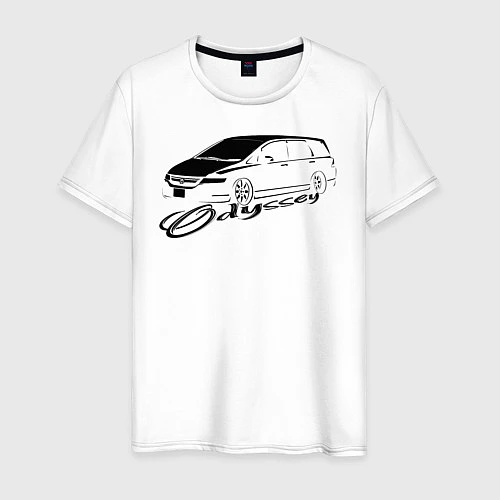 Мужская футболка Odyssey 3 / Белый – фото 1