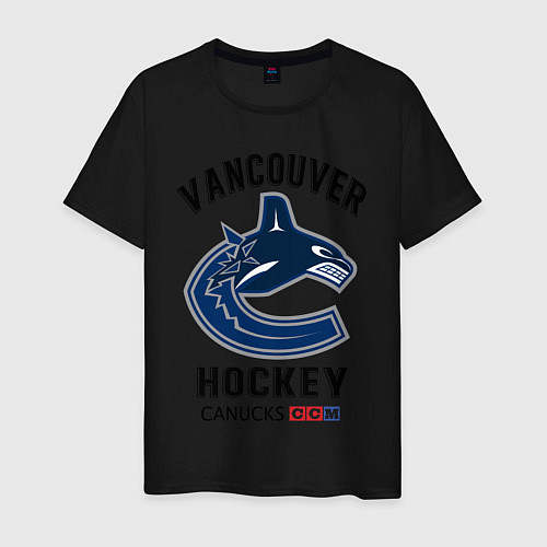 Мужская футболка VANCOUVER CANUCKS NHL / Черный – фото 1