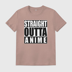 Мужская футболка Straight Outta Anime