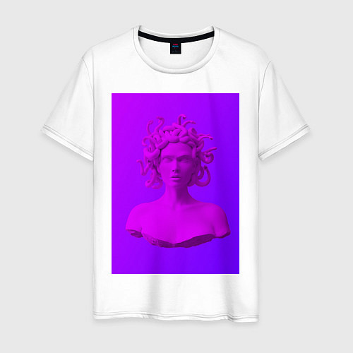 Мужская футболка Vaporwave art 1-1 / Белый – фото 1