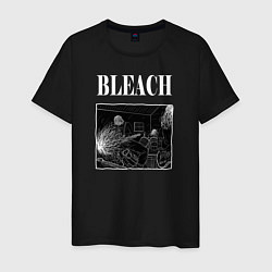 Футболка хлопковая мужская Nirvana рисунок для Альбома Bleach, цвет: черный