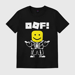 Футболка хлопковая мужская ROBLOX, цвет: черный
