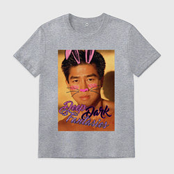 Футболка хлопковая мужская Deep Dark, цвет: меланж