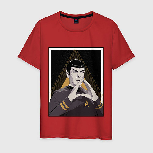 Мужская футболка Spock Z / Красный – фото 1