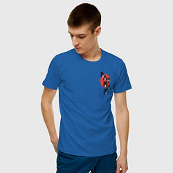 Футболка хлопковая мужская Baymax цвета синий — фото 2