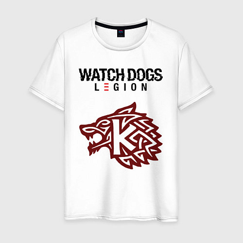 Мужская футболка Преступность Watch Dogs Legion / Белый – фото 1