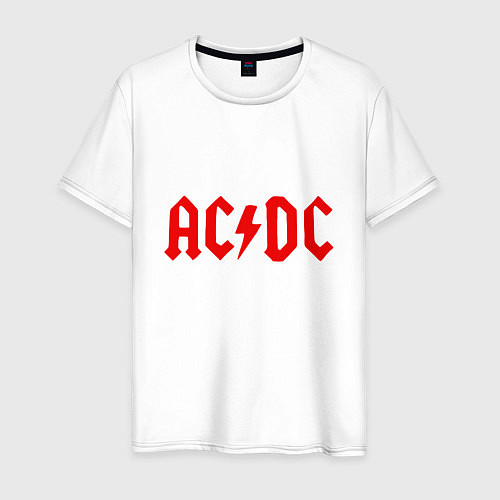 Мужская футболка ACDC / Белый – фото 1