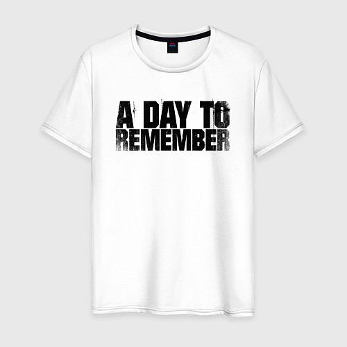 Мужская футболка A DAY TO REMEMBER / Белый – фото 1