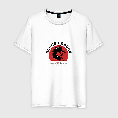 Мужская футболка Blood Dragon / Белый – фото 1