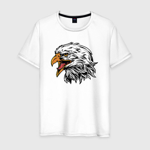 Мужская футболка Орёл / Белый – фото 1