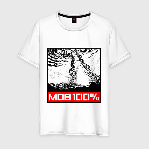 Мужская футболка Mob 100% Z / Белый – фото 1
