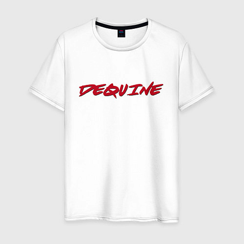 Мужская футболка Dequine / Белый – фото 1