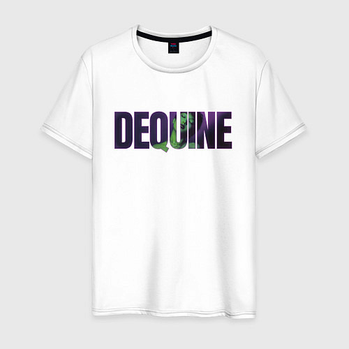Мужская футболка Dequine / Белый – фото 1