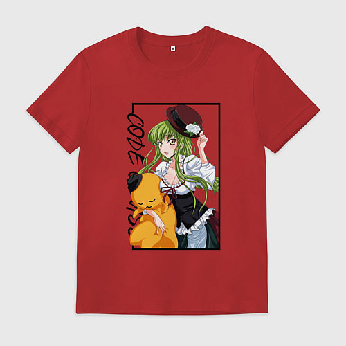 Мужская футболка C C Код Гиас / Красный – фото 1